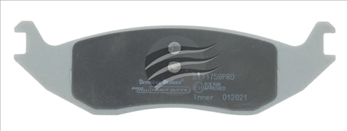 BREMTEC BRAKE PAD REAR SET DODGE RAM 1500 3.0L 2010- BT11759PRO