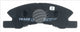 BREMTEC TRADE-LINE BRAKE PADS SET DAIHATSU CUORE 1.0 2003- BT1214TS