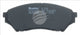 BREMTEC 4WD BRAKE PADS SET MITSUBISHI PAJERO i0 1.8, 2.0 BT1215E