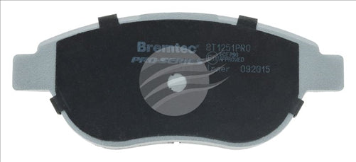 BREMTEC PRO-LINE BRAKE PADS SET PEUGEOT 207 2006- BT1251PRO