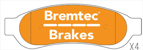 BREMTEC PRO-LINE HD CERAMIC+ FORD F350 6.4L 2008- FRONT BT12551PRO