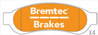BREMTEC PRO-LINE HD CERAMIC+ FORD F350 6.4L 2008- FRONT BT12551PRO