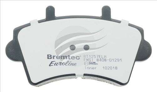 BREMTEC EURO-LINE HD BRAKE PADS SET RENAULT MASTER II, III 2004- BT1257ELH