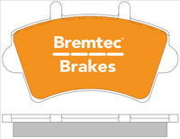 BREMTEC TRADE-LINE BRAKE PADS SET RENAULT MASTER II, III 2004- BT1257TS