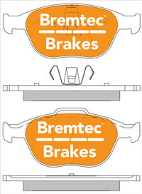 BREMTEC TRADE-LINE BRAKE PADS SET FORD FOCUS II 2.0L 2003- BT1293TS