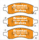 BREMTEC BRAKE PAD SET FRONT CHEVROLET TRAVERSE LTZ 3.6L BT13020PRO