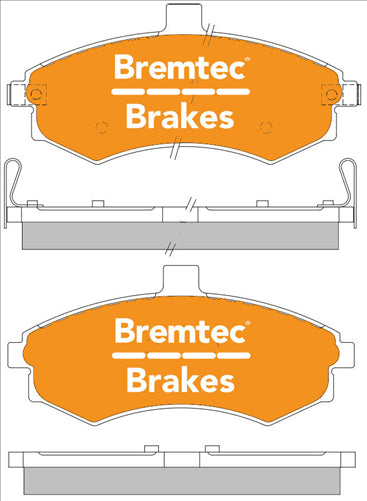 TRADE-LINE BRAKE PAD FRONT SET HYUNDAI ELANTRA XD MATRIX BT1327TS