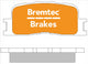 BREMTEC PRO-LINE BRAKE PADS SET TOYOTA KLUGER MCU28R V6 BT1338PRO