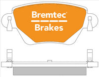 BREMTEC EURO-LINE BRAKE PADS SET JAGUAR X-TYPE V6 2000- BT1341ELC