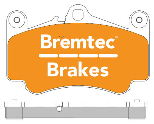 BREMTEC EURO-LINE BRAKE PADS SET BT1343ELC