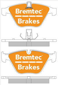 BREMTEC TRADELINE BRAKE PAD SET FRONT BMW (E90 91 92) 320 323i 325i BT1344ATS