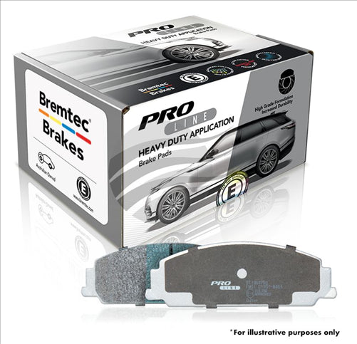 BREMTEC PRO-LINE REAR BRAKE PADS SET BMW X5 (E70) 3.0sd, 3.0d, 4.8i BT1345PRO