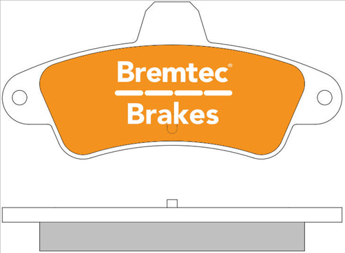 BREMTEC TRADE-LINE BRAKE PADS SET FORD MONDEO 1995-01 BT134TS