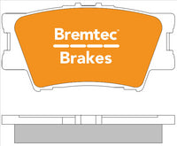 BREMTEC PRO-LINE HD CERAMIC+ LOW DUST TOYOTA RAV4 III 2006- REAR BT1350PRO
