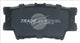 BREMTEC TRADE-LINE BRAKE PAD REAR SET RAV4 CAMRY AURION BLADE MK X BT1350TS