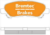 BREMTEC PRO-LINE BRAKE PADS SET TOYOTA KLUGER 3.5 V6 GSU40 BT1356PRO