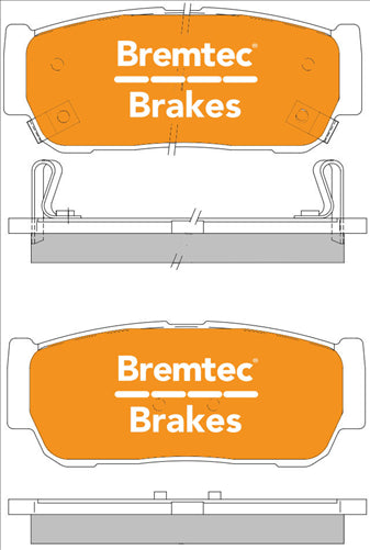 BREMTEC 4WD BRAKE PADS SET SSANGYONG REXTON 2007- BT1365E