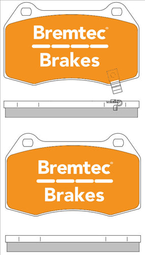 BREMTEC HYBRID-CARBON HIGH PERFORMANCE NISSAN 350Z (BREMBO) 2004- BT1371EV550