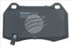 BREMTEC 4WD BRAKE PADS SET NISSAN 350Z (BREMBO) 2004- BT1371E