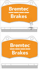 BREMTEC PRO-LINE FRONT BRAKE PADS SET NISSAN 350Z (BREMBO) 2004- BT1371PRO