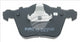 BREMTEC EURO-LINE BRAKE PADS SET JAGUAR XF 3.0D, 4.2 COMPRESSOR BT1382ELC