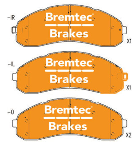 BREMTEC ECE R90 APPROVED HD ASIA COMBI 1991-00 BT13870PRO
