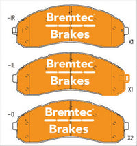 BREMTEC ECE R90 APPROVED HD ASIA COMBI 1991-00 BT13870PRO