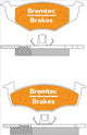 BREMTEC TRADE-LINE BRAKE PADS SET VW POLO 1.4, 1.6 2001-08 BT138ATS