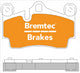 BREMTEC TRADELINE BRAKE PAD SET REAR PORSCHE CAYENNE 02- 17""+ 18"" BT1390TS
