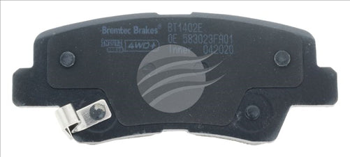BREMTEC 4WD BRAKE PADS SET SSANGYONG KORANDO 2.0 e-Xdi BT1402E