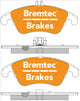 BREMTEC PRO-LINE BRAKE PADS SET MERCEDES W204 SPORT PACKAGE BT1409PRO
