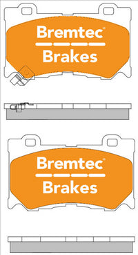 BREMTEC PRO-LINE BRAKE PAD FRONT SET INFINITY FX G Q50 Q60 Q70 QX70 BT1411PRO