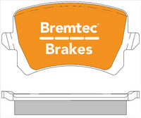 BREMTEC PRO-LINE BRAKE PADS SET VOLKSWAGEN TIGUAN 1.4i, 2007- BT1415PRO