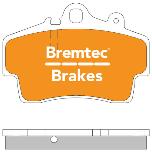 BREMTEC HYBRID-CARBON HIGH PERFORMANCE PORSCHE BOXTER (986) 2.5, 2.7 BT1429EV5