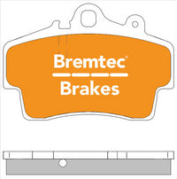 BREMTEC HYBRID-CARBON HIGH PERFORMANCE PORSCHE BOXTER (986) 2.5, 2.7 BT1429EV5