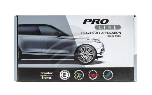 BREMTEC PRO LINE HD CERAMIC+ LOW DUST NISSAN MURANO 3.5L Z51 2009- BT1430PRO