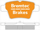 BREMTEC PRO-LINE BRAKE PADS SET PEUGEOT 307 1.6, 2.0 (BOSCH) BT1437PRO
