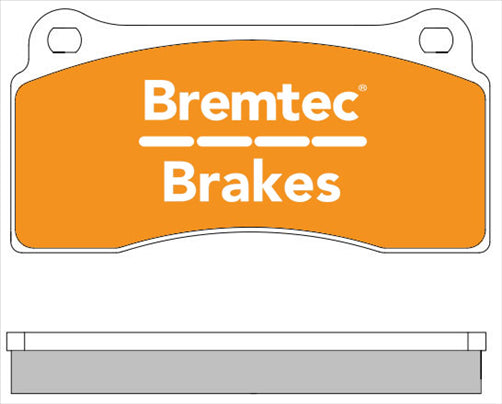 BREMTEC TRADE-LINE BRAKE PADS SET FORD FPV BA BF FG BREMBO 4POT BT1441TS