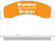 BREMTEC 4WD BRAKE PADS SET FORD F250, F350 1999- BT144E