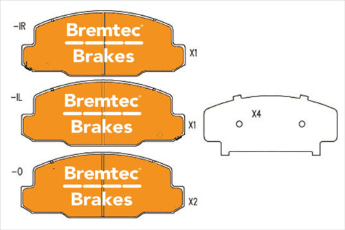 BREMTEC HEAVY-HAULER COMMERCIAL TOYOTA COASTER XZB70 4.0L BT14670TL