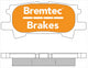 BREMTEC 4WD BRAKE PADS SET LEXUS RX330 2003- BT1472E