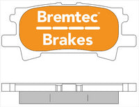 BREMTEC PRO-LINE BRAKE PADS SET LEXUS RX330 2003- BT1472PRO