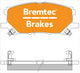 BREMTEC PRO-LINE BRAKE PADS SET LEXUS RX330 2003- BT1482PRO