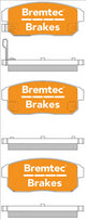 BREMTEC 4WD BRAKE PADS SET MAZDA RX SERIES (RX8) 2003- BT1485E