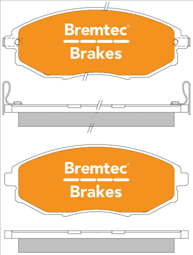 BREMTEC TRADE-LINE BRAKE PAD FRONT SET HOLDEN EPICA 1.8, 2.5 2007- BT1510TS