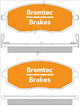 BREMTEC TRADE-LINE BRAKE PAD FRONT SET HOLDEN EPICA 1.8, 2.5 2007- BT1510TS