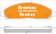 BREMTEC TRADE-LINE BRAKE PAD FRONT SET RODEO COLORADO D-MAX BT1518TS