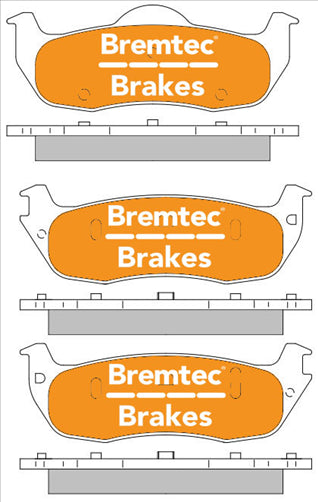 BREMTEC PRO-LINE HD CERAMIC+ ZERO DUST JEEP GRAND CHEROKEE 2005- BT1520PRO