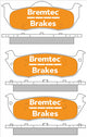 BREMTEC TRADE-LINE BRAKE PADS SET JEEP GRAND CHEROKEE 2005- BT1520TS