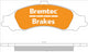 BREMTEC PRO-LINE HD CERAMIC+ LOW DUST HOLDEN COMMODORE VT-VZ 1997- BT1522PRO